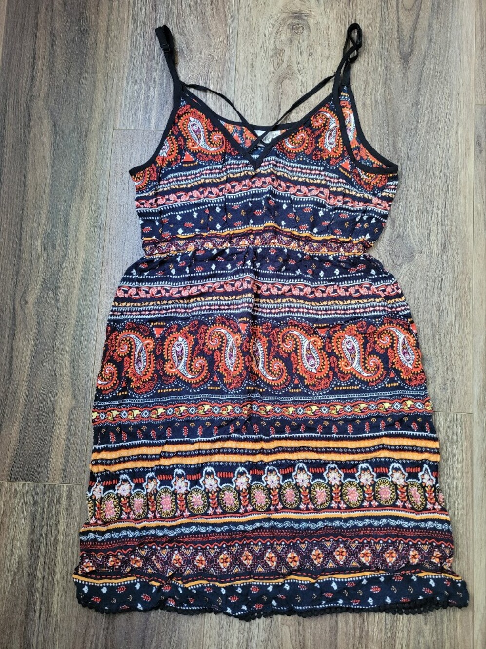 Bandana Style Pattern Print Dress